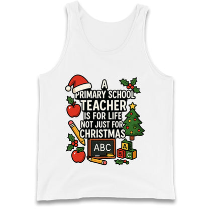 Primary School Teacher Christmas Tank Top