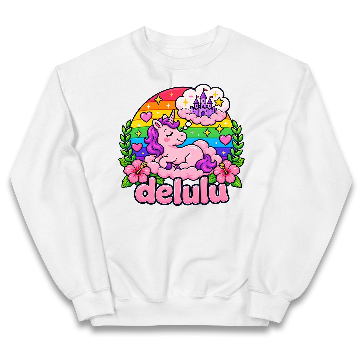 Delulu Unicorn Kids Jumper
