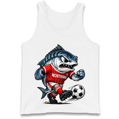 Retro Worthing Football Tank Top
