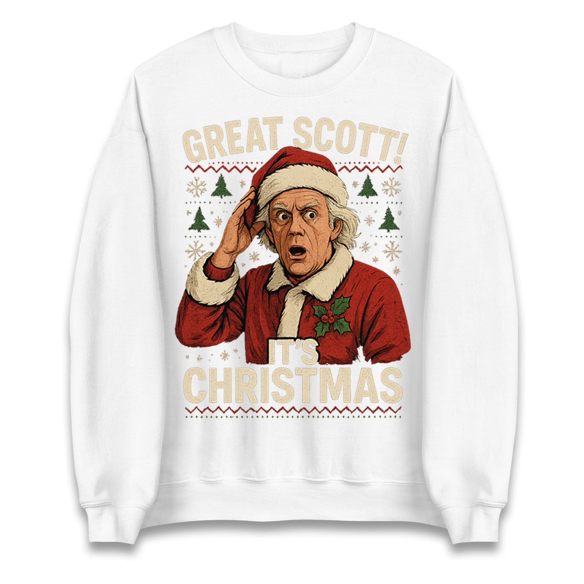 Back to the Future Doc Brown Jumper