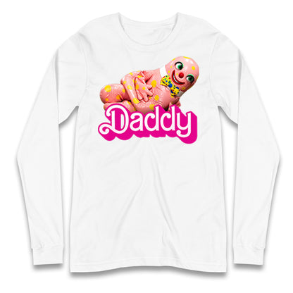 Funny Mr Blobby Daddy 90s Retro Longsleeve T Shirt