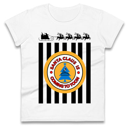 Newcastle united Christmas Ladies T Shirt