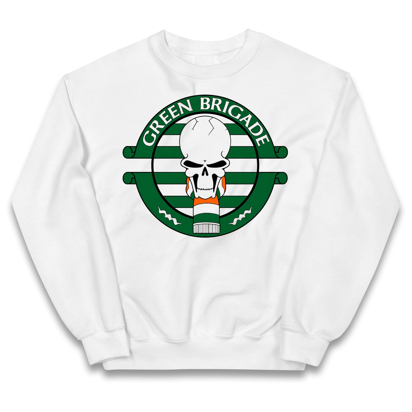Green Brigade Celtic Football Kids Jumper