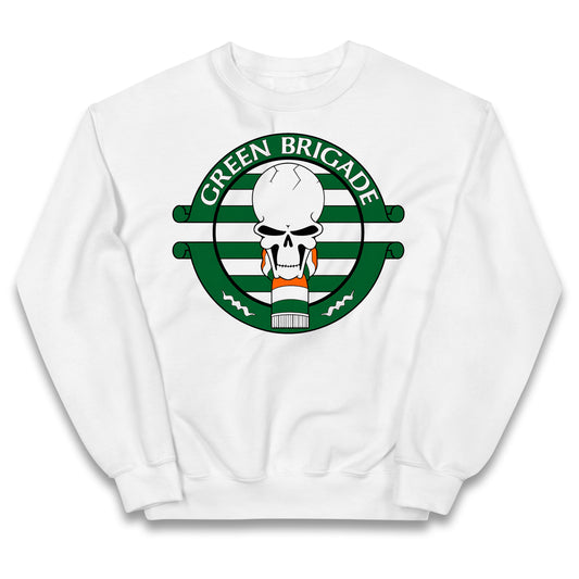 Green Brigade Celtic Football Kids Jumper