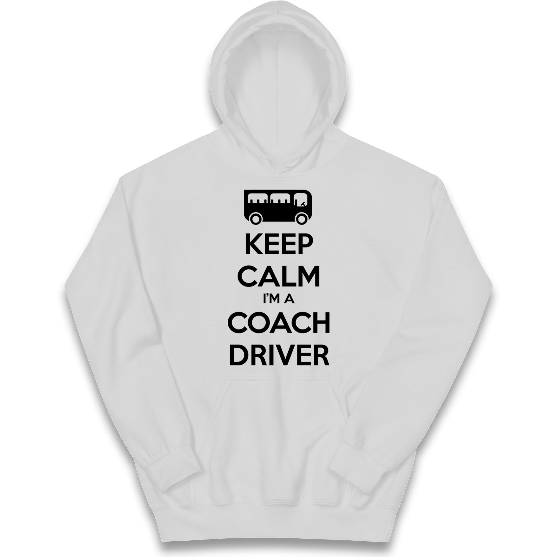 Keep Calm I’m a Coach Driver Kids Hoodie 