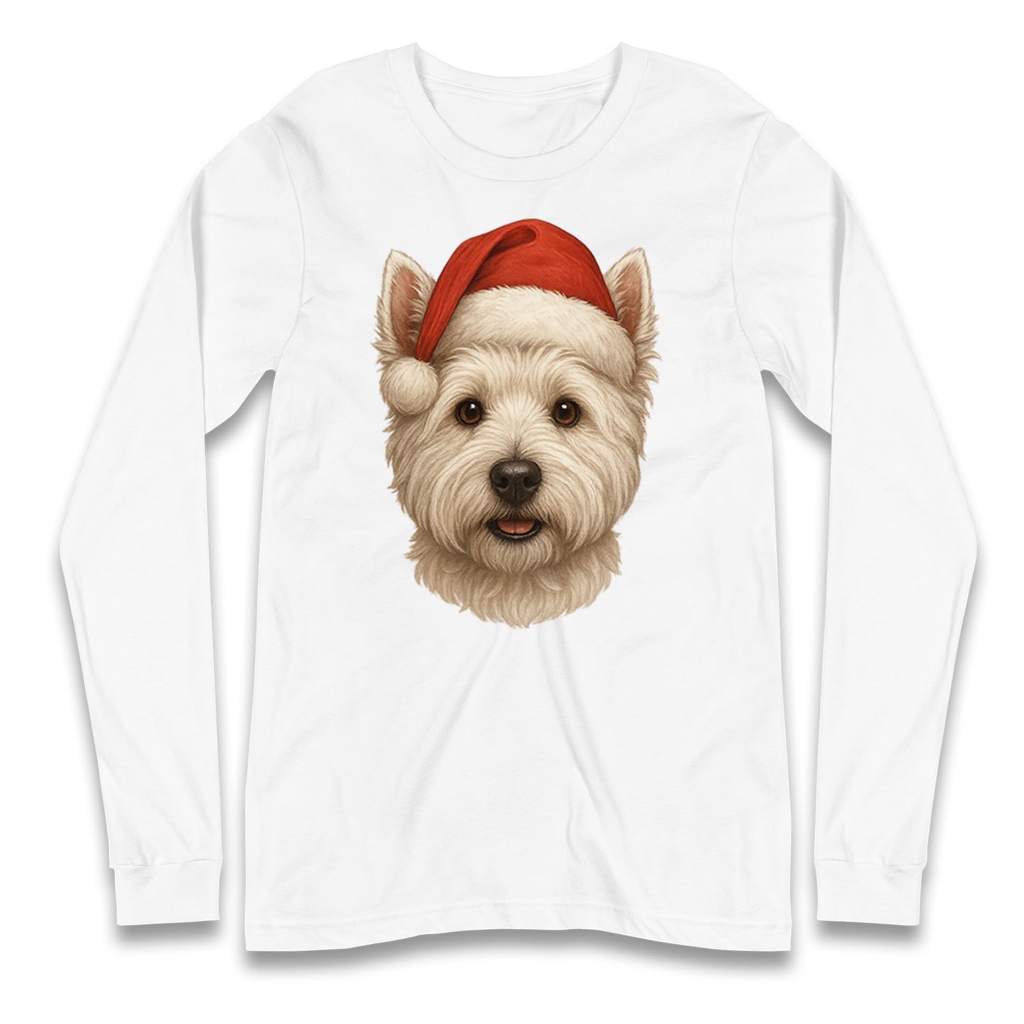 West Highland White Terrier Christmas Longsleeve T Shirt