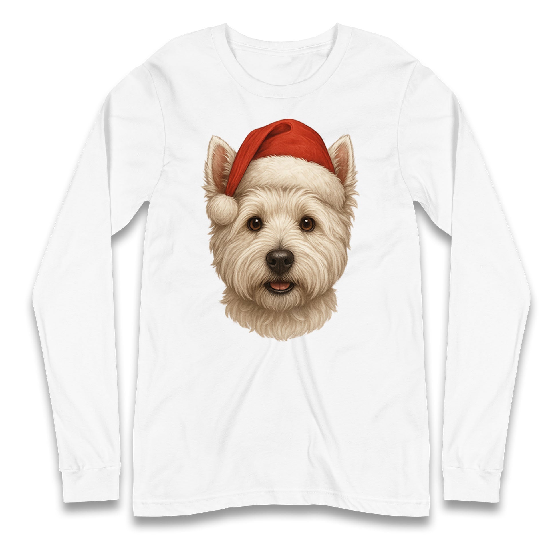West Highland White Terrier Christmas Longsleeve T Shirt