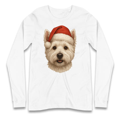 West Highland White Terrier Christmas Longsleeve T Shirt