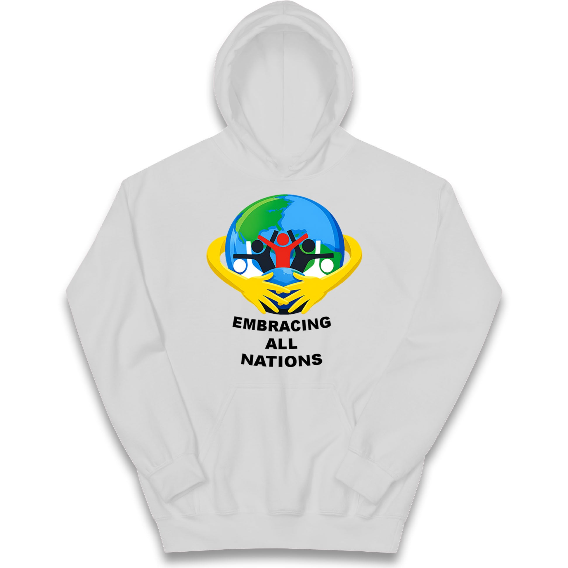 Embracing All Nations Kids Hoodie