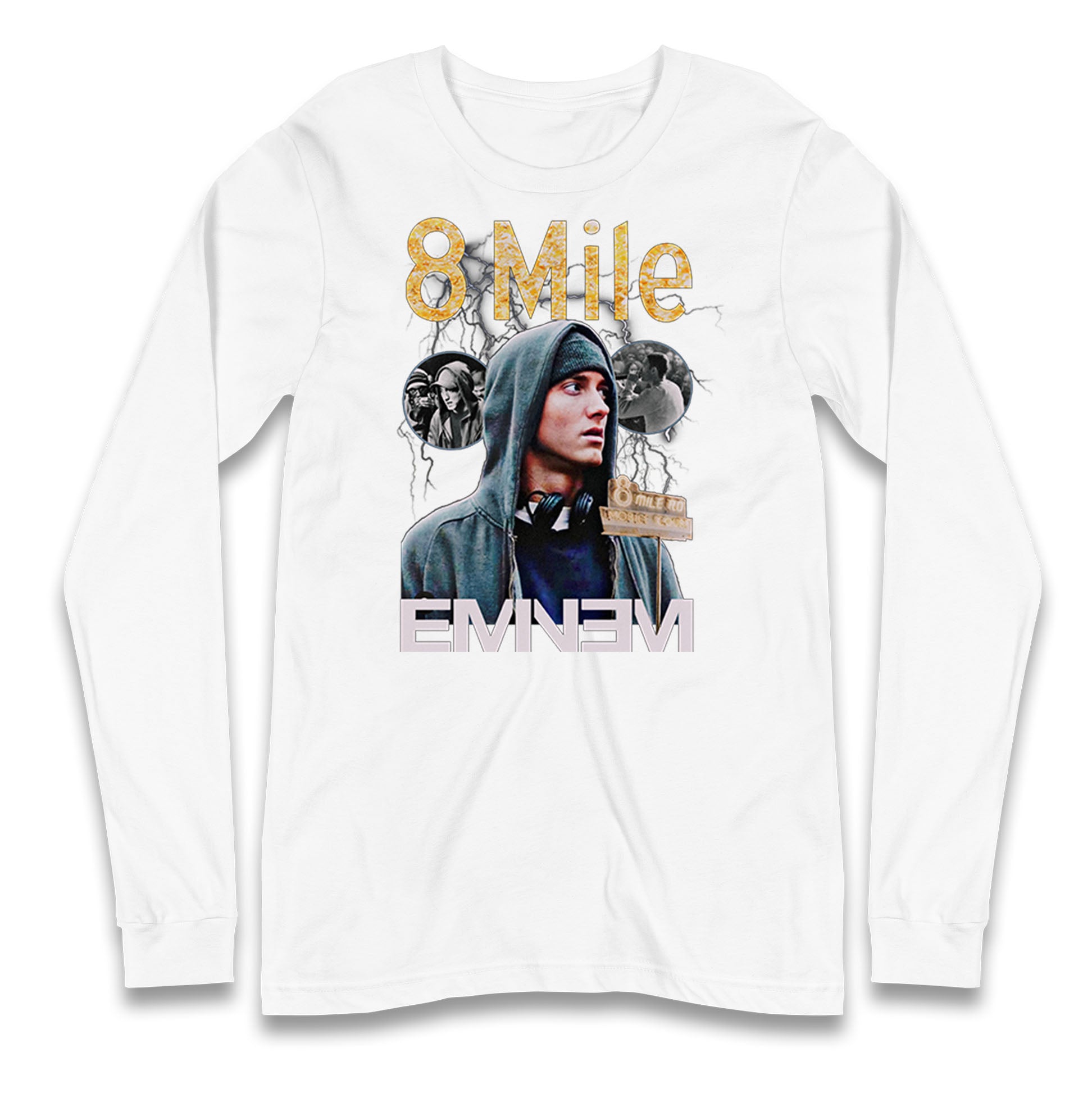 8 Mile Eminem Longsleeve T Shirt 