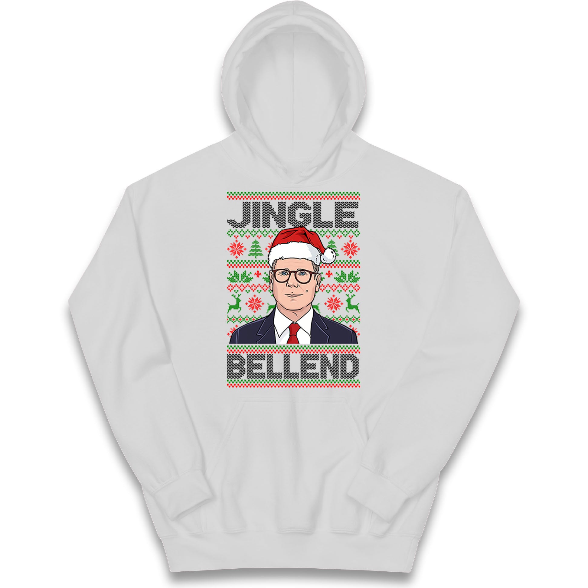 Keir Starmer Jingle Bell End Kids Hoodie 