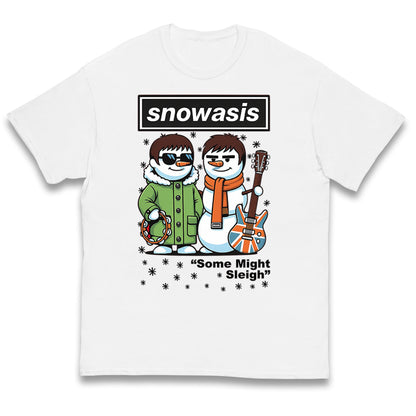 Snowasis Might Sleigh Xmas Music Band  Kids T Shirt