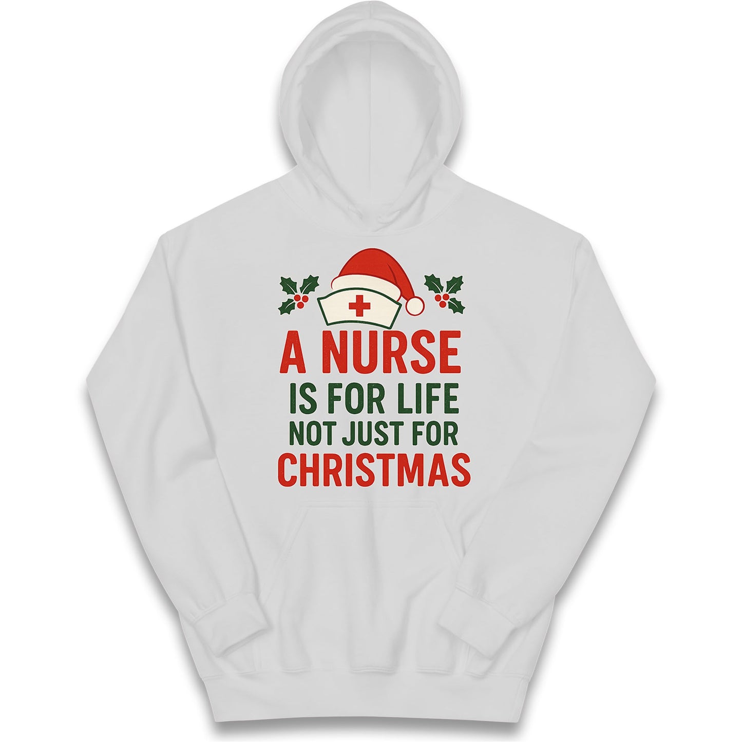 Nursing Christmas Kids Hoodie