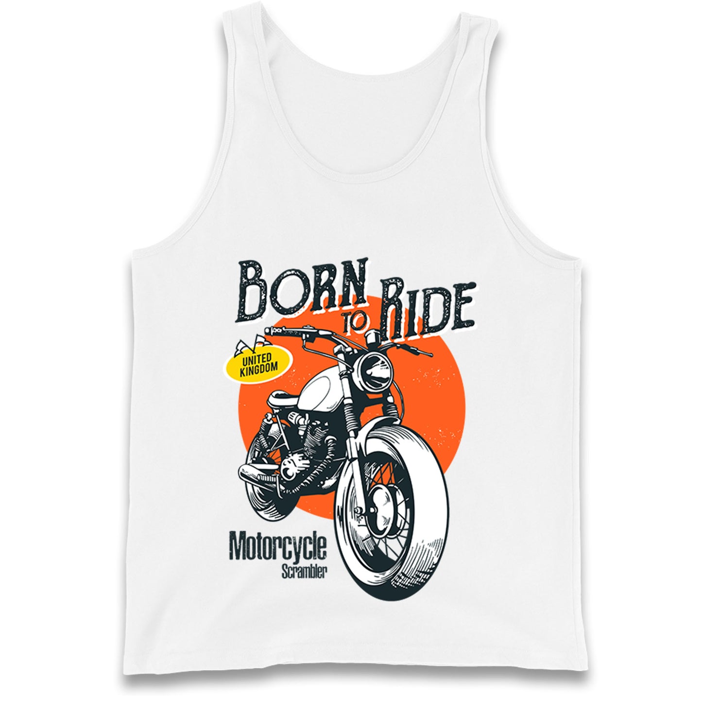 Born To Ride UK Tank Top