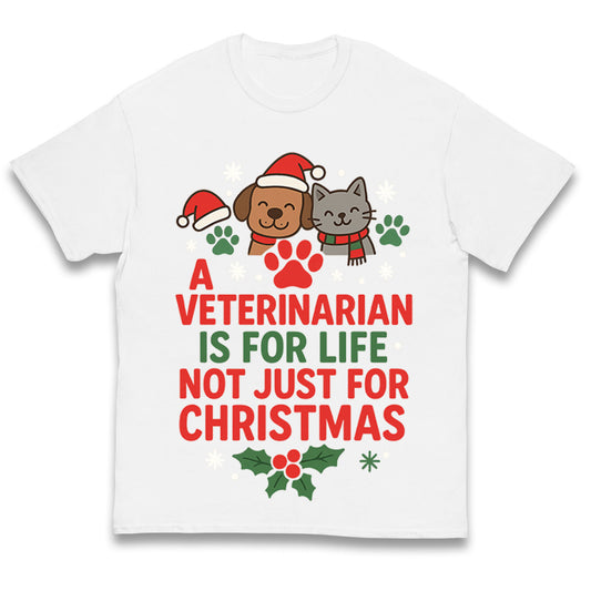 Veterinarian Christmas Kids T Shirt
