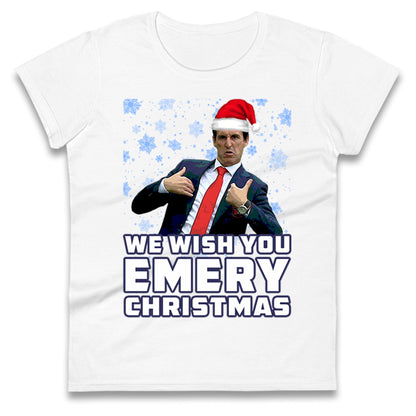 We Wish You Emery Christmas Womens T Shirt