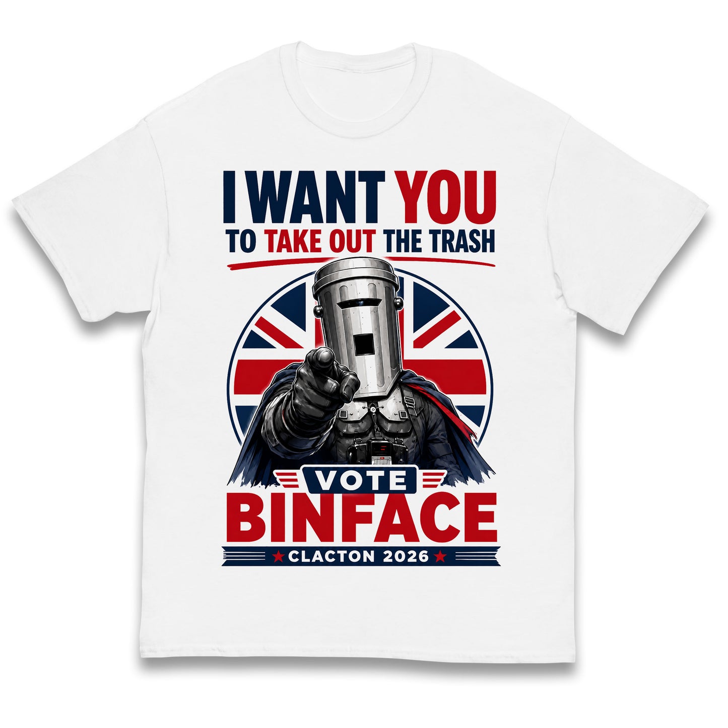 Vote Count Binface Clacton-On-Sea 2026 Kids T Shirt