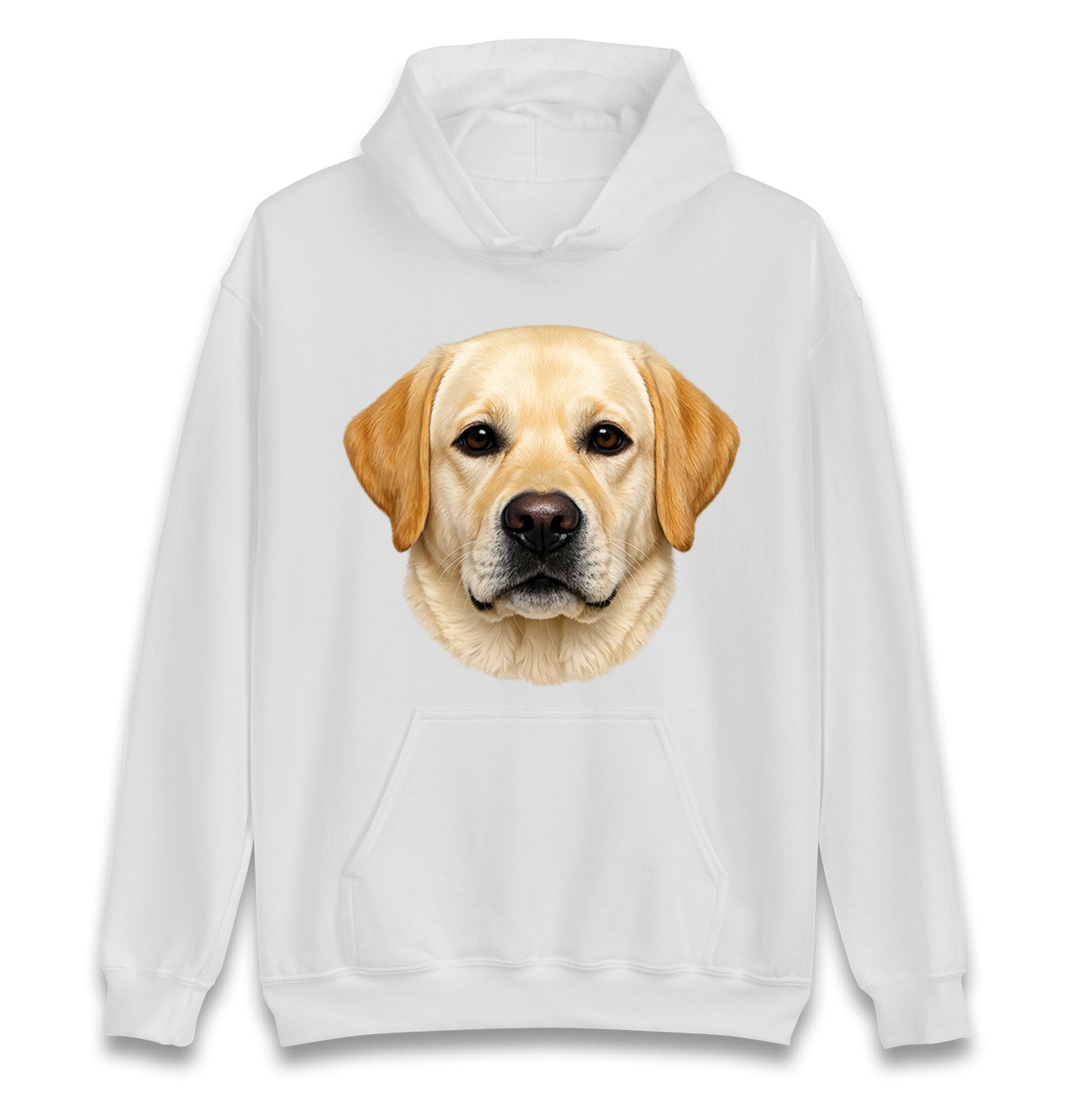 Labrador Dog Face Hoodie