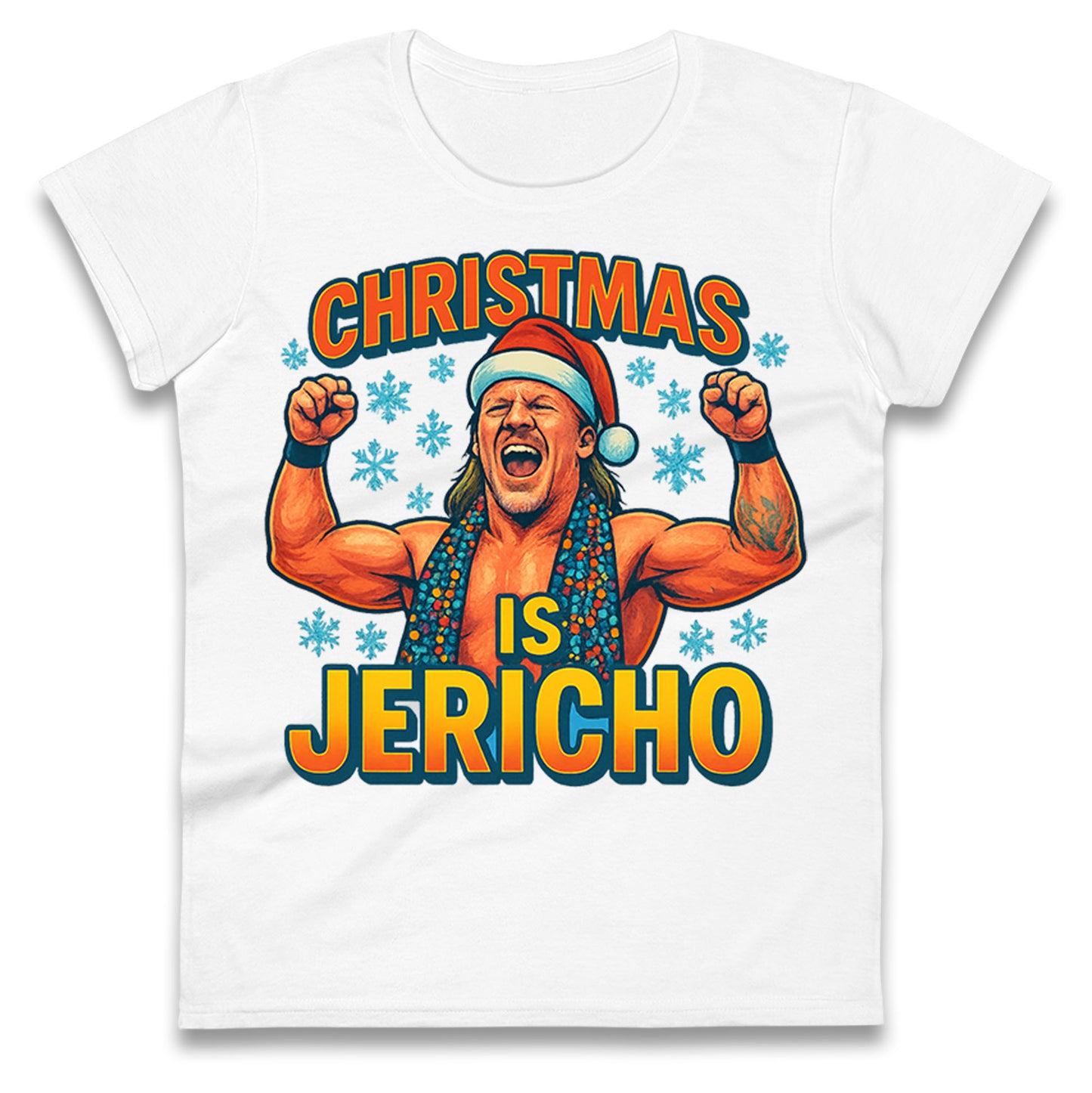 Chris Jericho Christmas Ladies T Shirt
