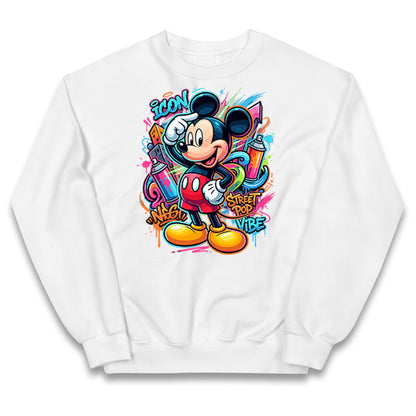 Graffiti Mickey Kids Jumper