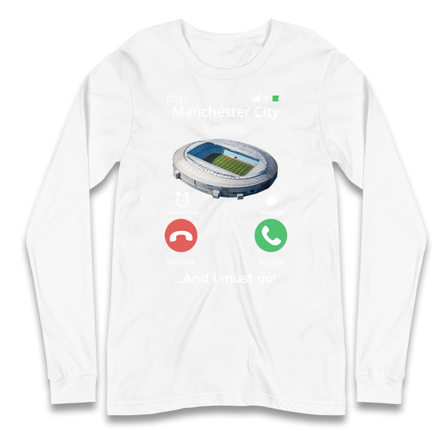 manchester city long sleeve t shirt