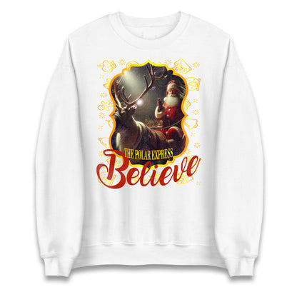 polar express christmas sweatshirt