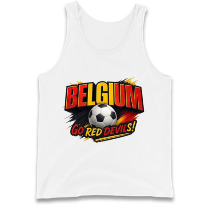 Belgium Retro Football Tank Top