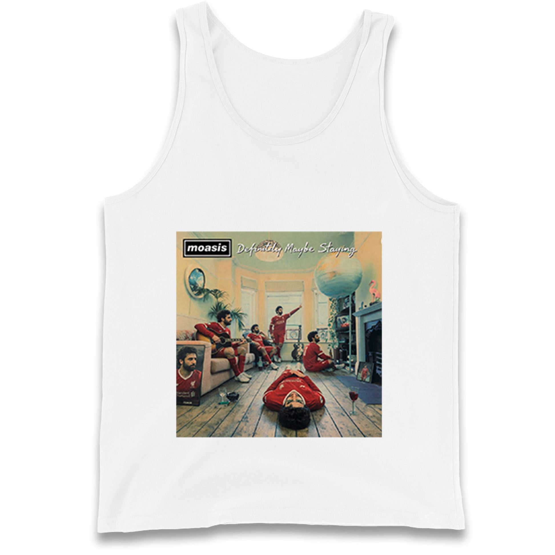 Mo Salah Oasis Liverpool Football Tank Top