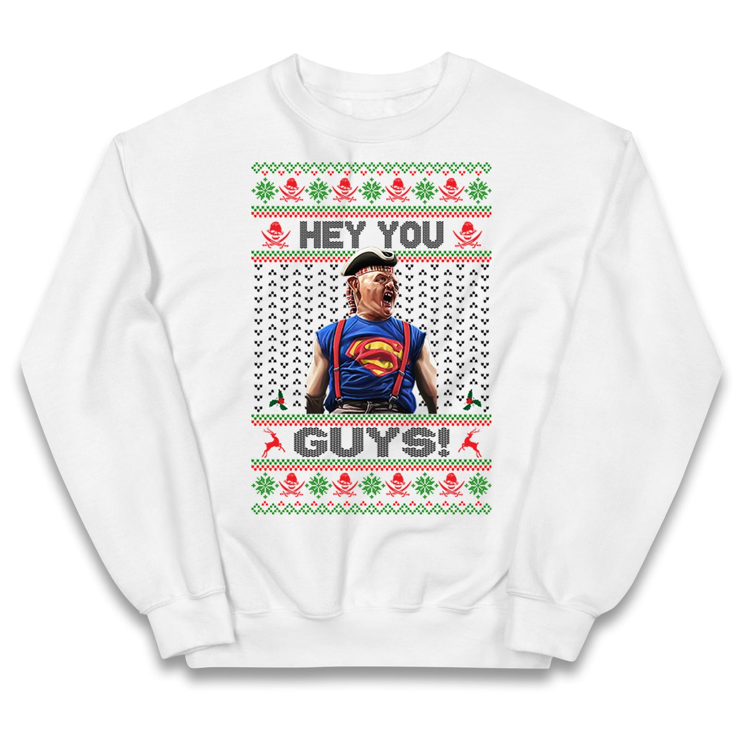 Goonies Sloth Christmas Kids Jumper
