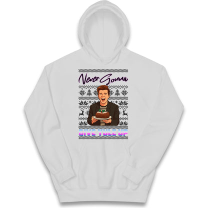 Rick Astley Christmas Kids Hoodie