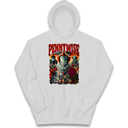 The Clown Pennywise Halloween Bootleg Kids Hoodie