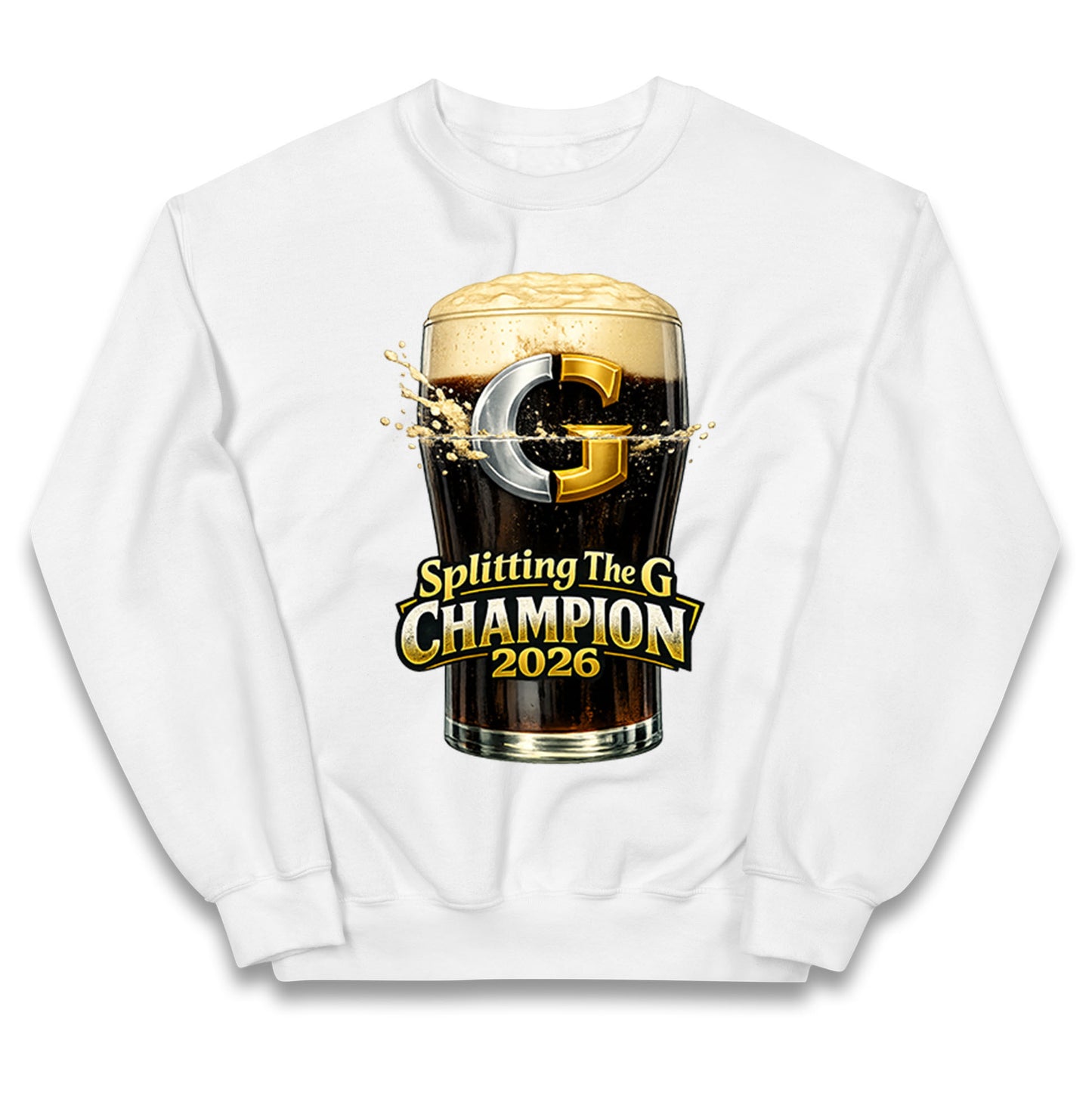 Splitting The G Champion Kids Jumper