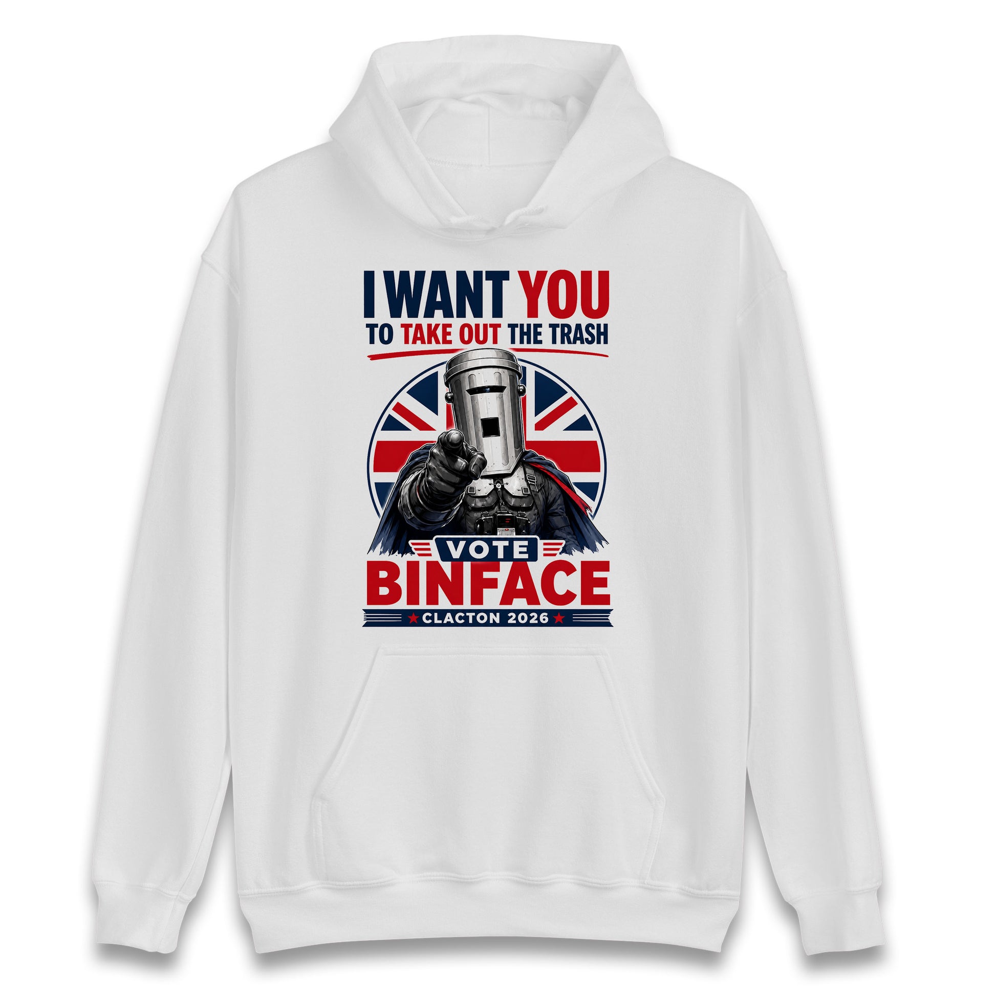 Vote Count Binface Clacton-On-Sea 2026 Hoodie