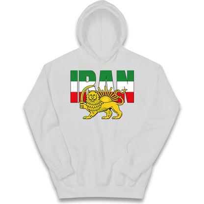 Iran Flag Kids Hoodie