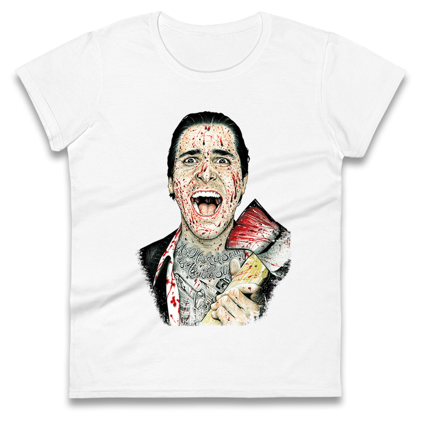 American Psycho Halloween Womens t shirt