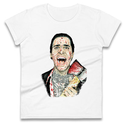 American Psycho Halloween Womens t shirt