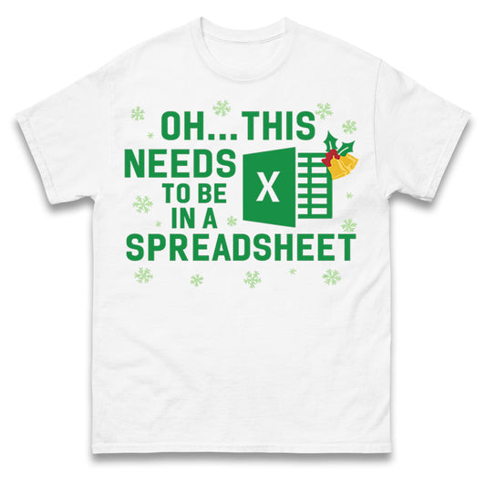 Excel Christmas T Shirt