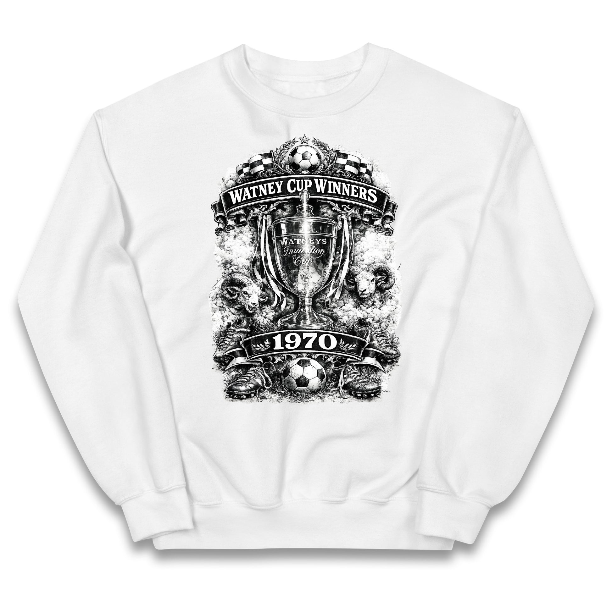 Retro Derby Watney Cup Winners 1970 Kids Jumper