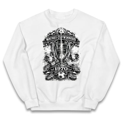 Retro Derby Watney Cup Winners 1970 Kids Jumper