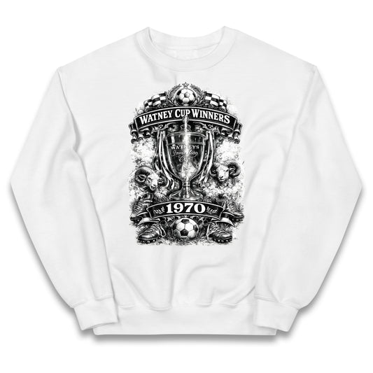 Retro Derby Watney Cup Winners 1970 Kids Jumper