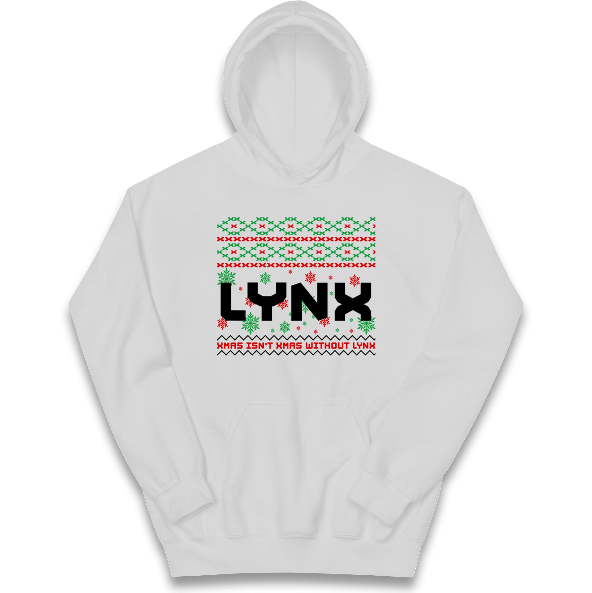 Lynx Christmas Kids Hoodie