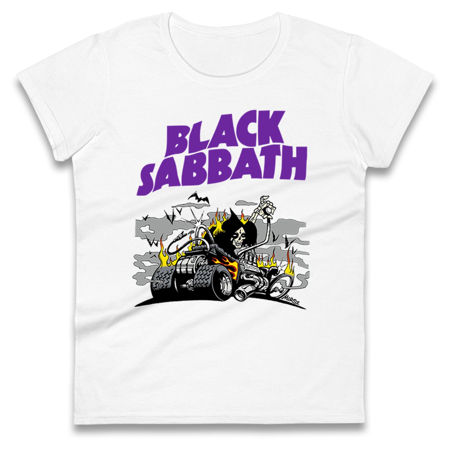 Black Sabbath Skellington Ladies T Shirt