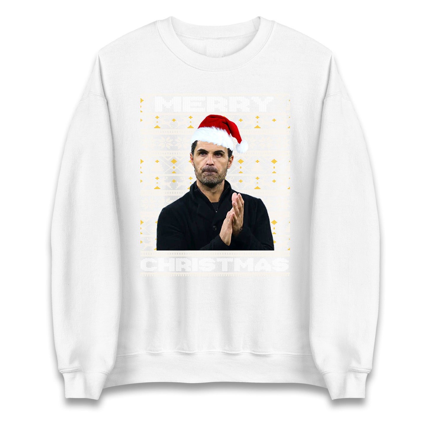 mikel arteta christmas sweatshirt