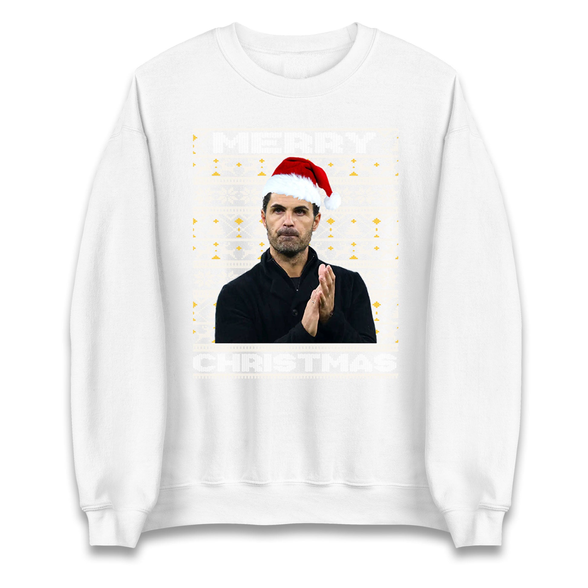 mikel arteta christmas sweatshirt