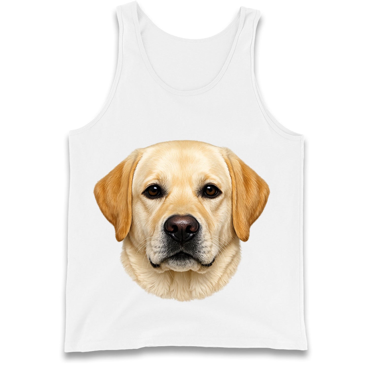 Labrador Dog Face Tank Top