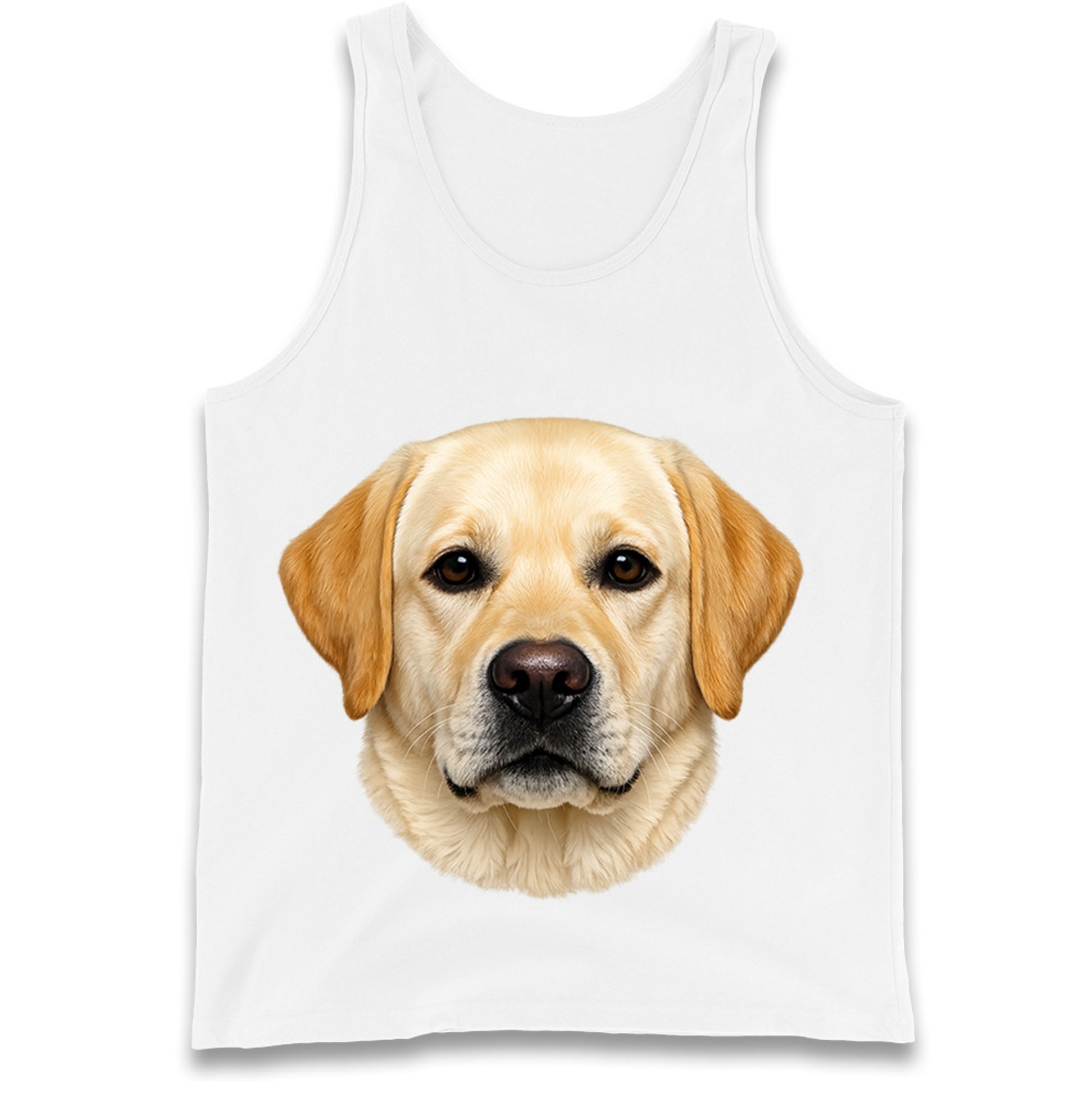Labrador Dog Face Tank Top