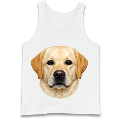 Labrador Dog Face Tank Top