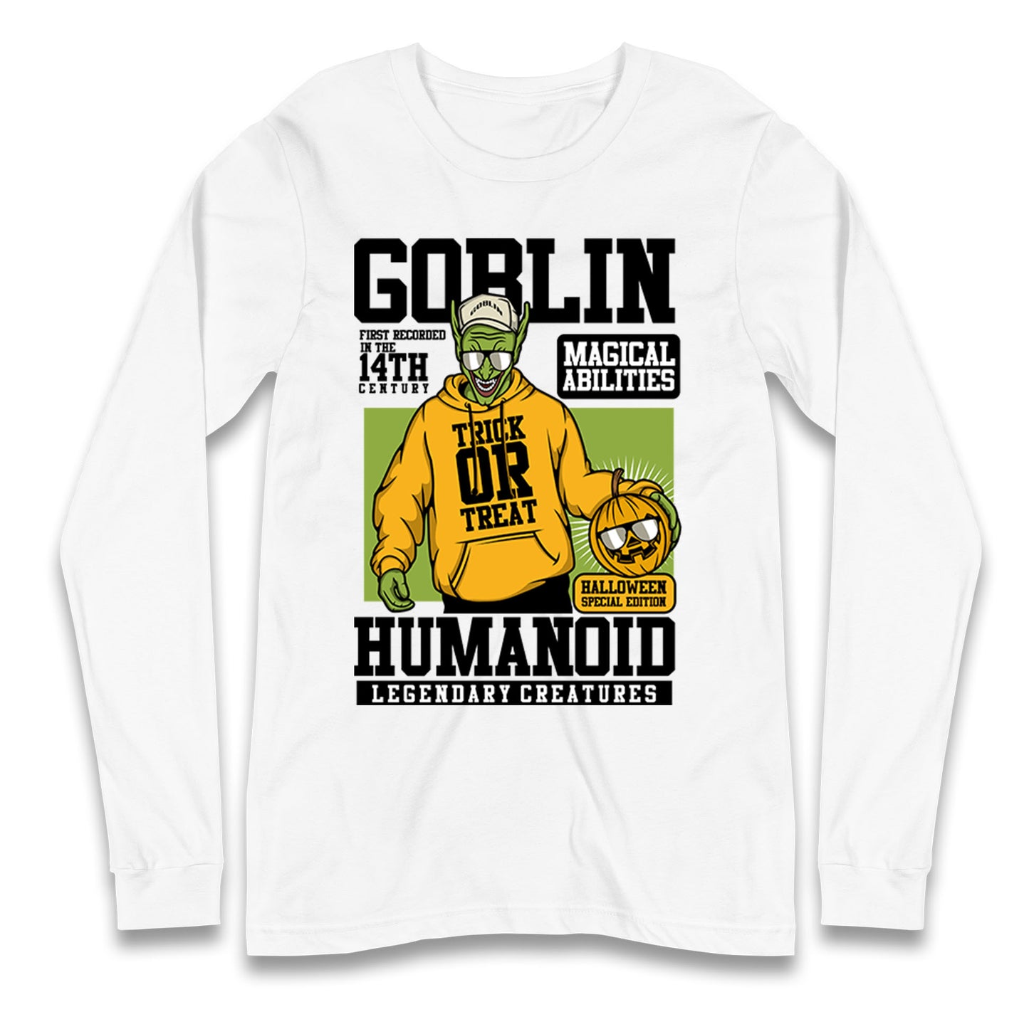 Goblin Trick Or Treat Long Sleeve Shirt