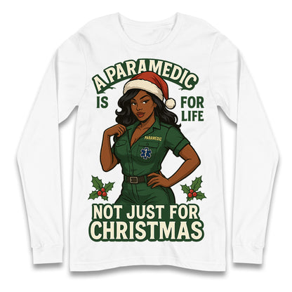 Paramedic Christmas Longsleeve T Shirt
