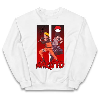 naruto eight trigrams sealing and sasuke uchiha crest jumper